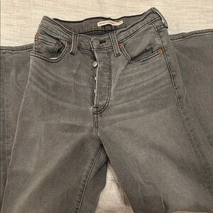 Levi's Women's Gray Straight Leg Jeans